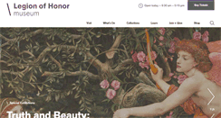 Desktop Screenshot of legionofhonor.famsf.org