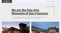 Desktop Screenshot of famsf.org